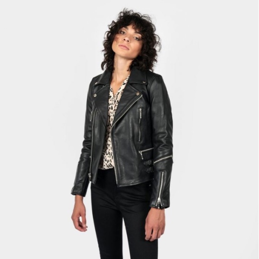 Straight To Hell - Leather Moto / Biker Jacket